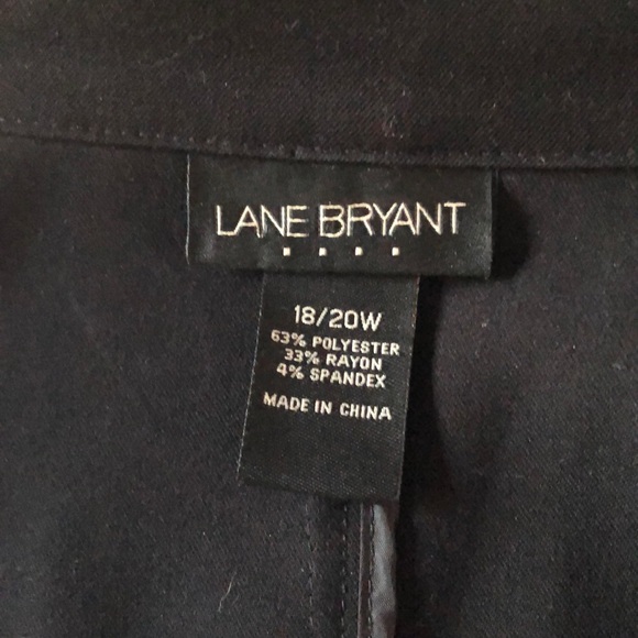 Lane Bryant Blazer Jacket Black SZ 18/20 W EUC - Picture 6 of 6